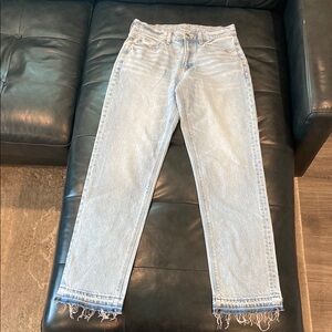 American Eagle High waist straight leg